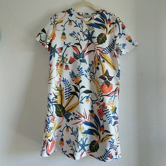 zara trafaluc floral dress